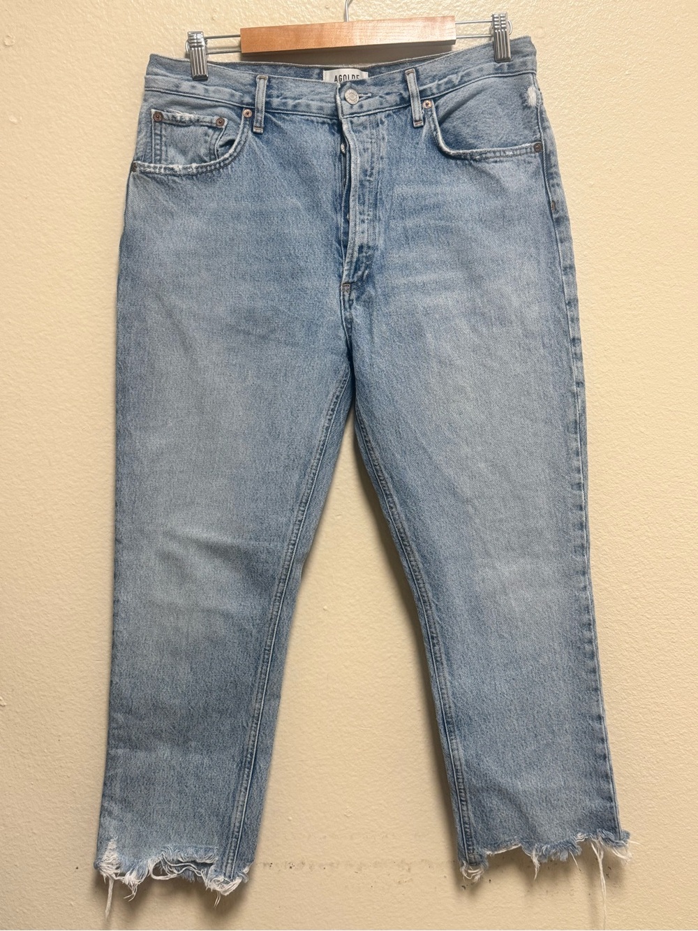 Agolde Riley crop jeans